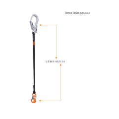 Kaya Safety L-1 W Serisi Tek Kol Webbing Lanyard