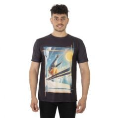 Utopeak Kayakçı Siyah T-shirt