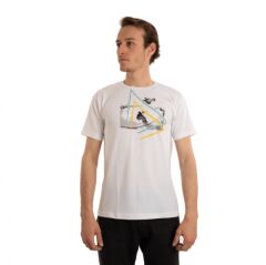 Utopeak Kaykaylı Beyaz T-shirt